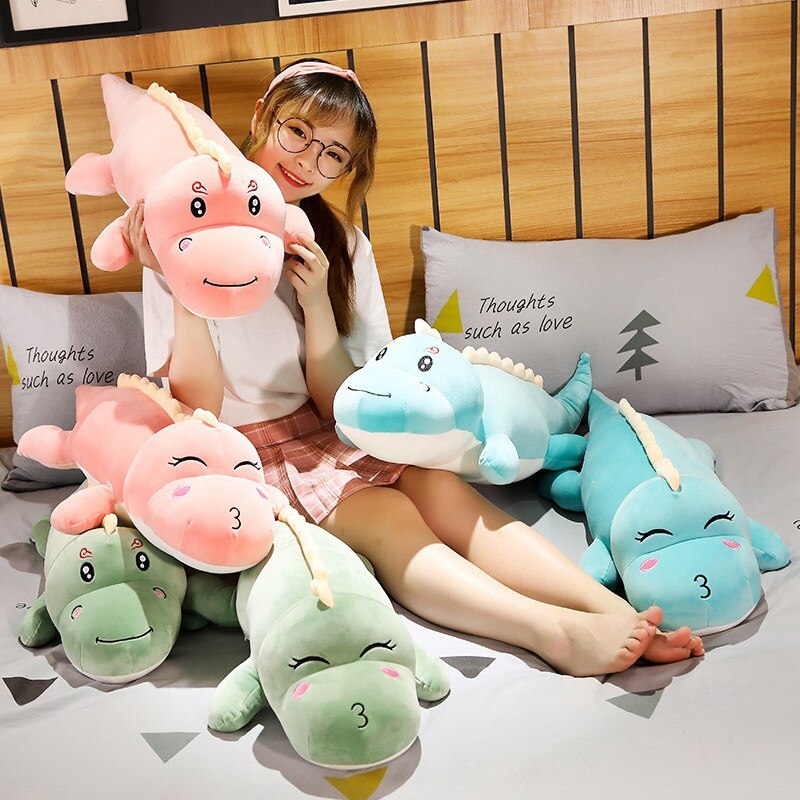 New Big Size Long Lovely Dinosaur Plush