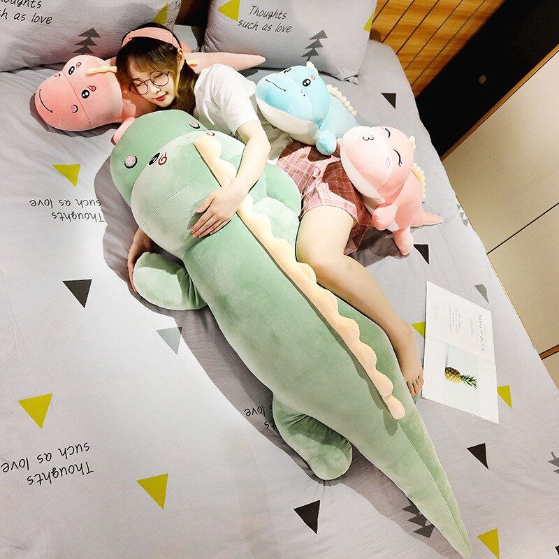New Big Size Long Lovely Dinosaur Plush