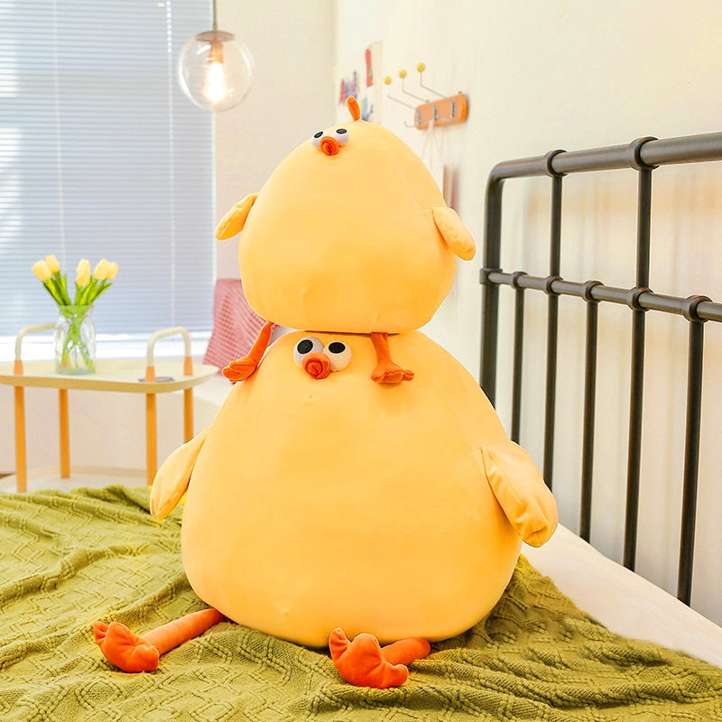 Kawaii Plush Chick Throw Pillow Stuffed