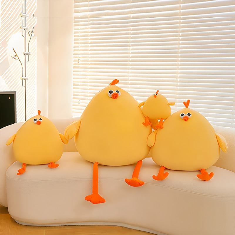Kawaii Plush Chick Throw Pillow Stuffed
