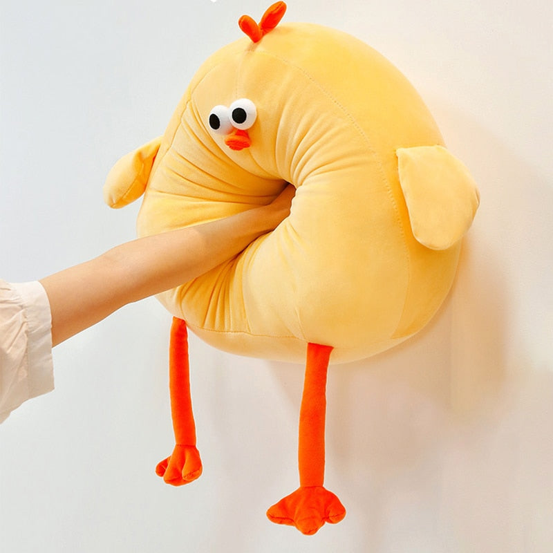 Kawaii Plush Chick Throw Pillow Stuffed
