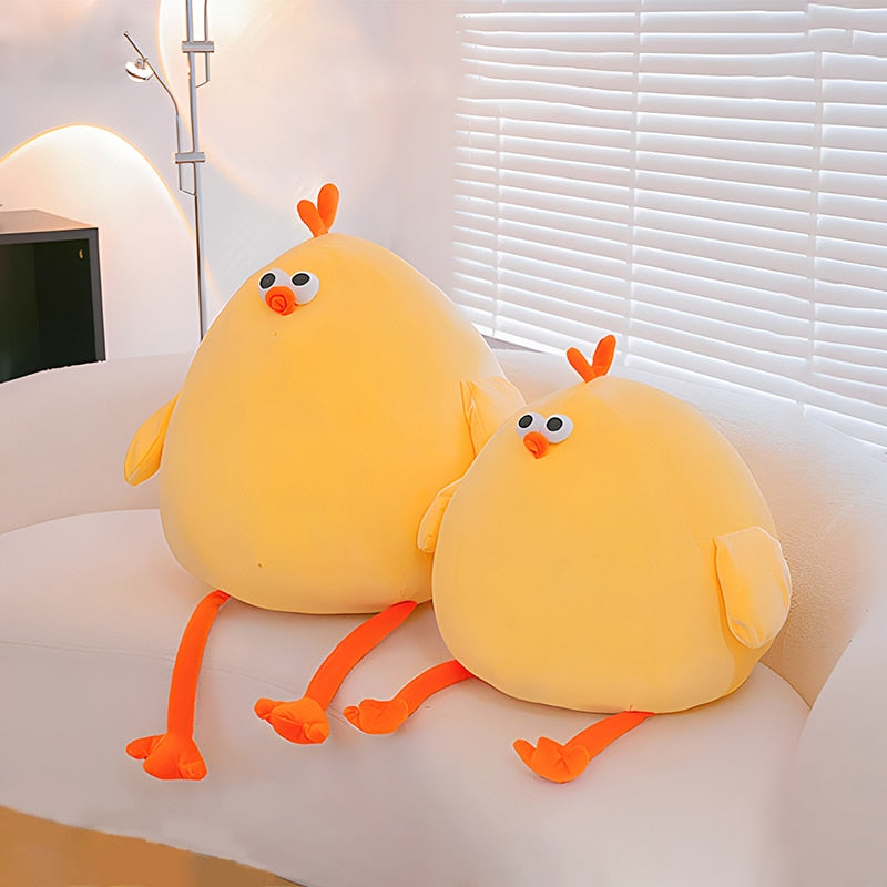 Kawaii Plush Chick Throw Pillow Stuffed