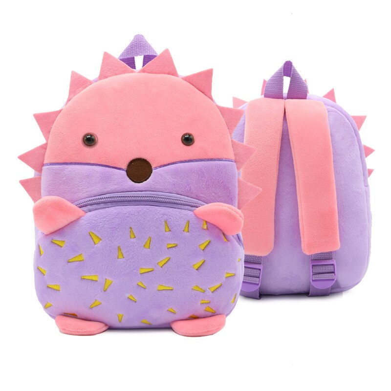 Cartoon Animal Lion Soft Plush Backpack