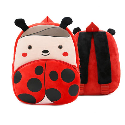 Cartoon Animal Lion Soft Plush Backpack