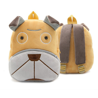 Cartoon Animal Lion Soft Plush Backpack