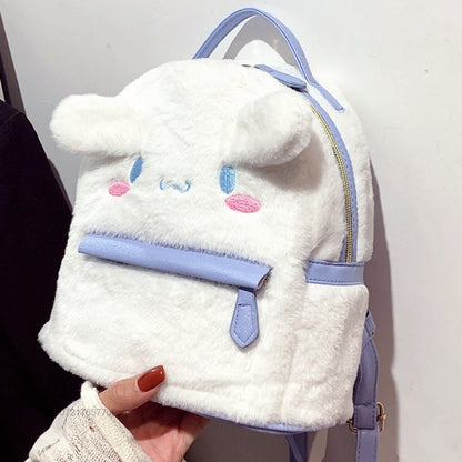 Melody Cinnamoroll Plush Pink Backpacks