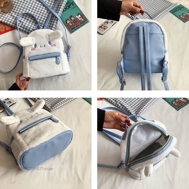 Melody Cinnamoroll Plush Pink Backpacks