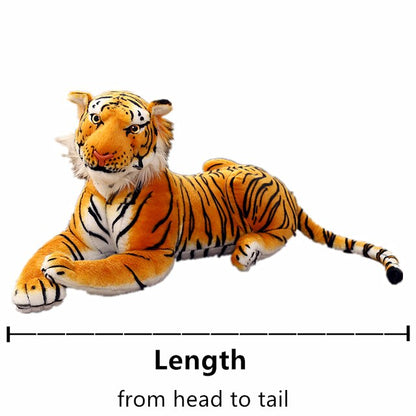 Length including tail Big Tiger Plush
