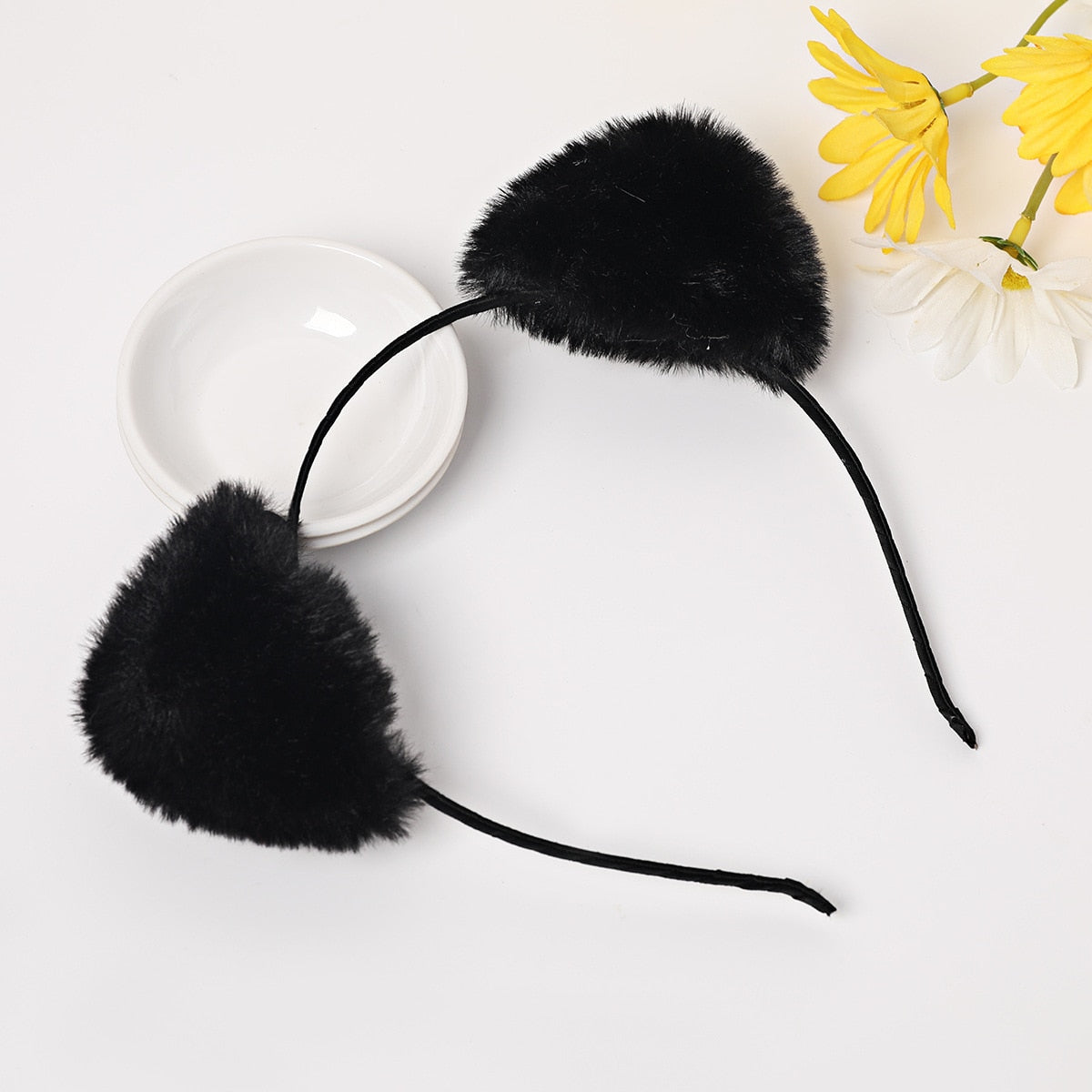 Cat Ears Headband Plush Hair Accessories