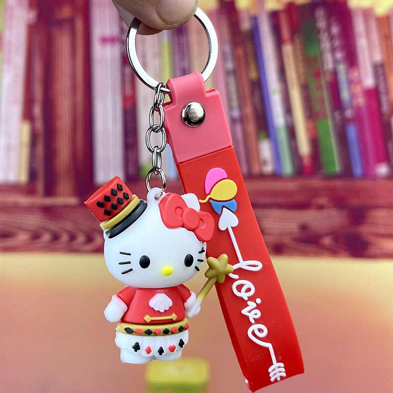 Cute Keychains with Fluffy Rabbit Fur Ball