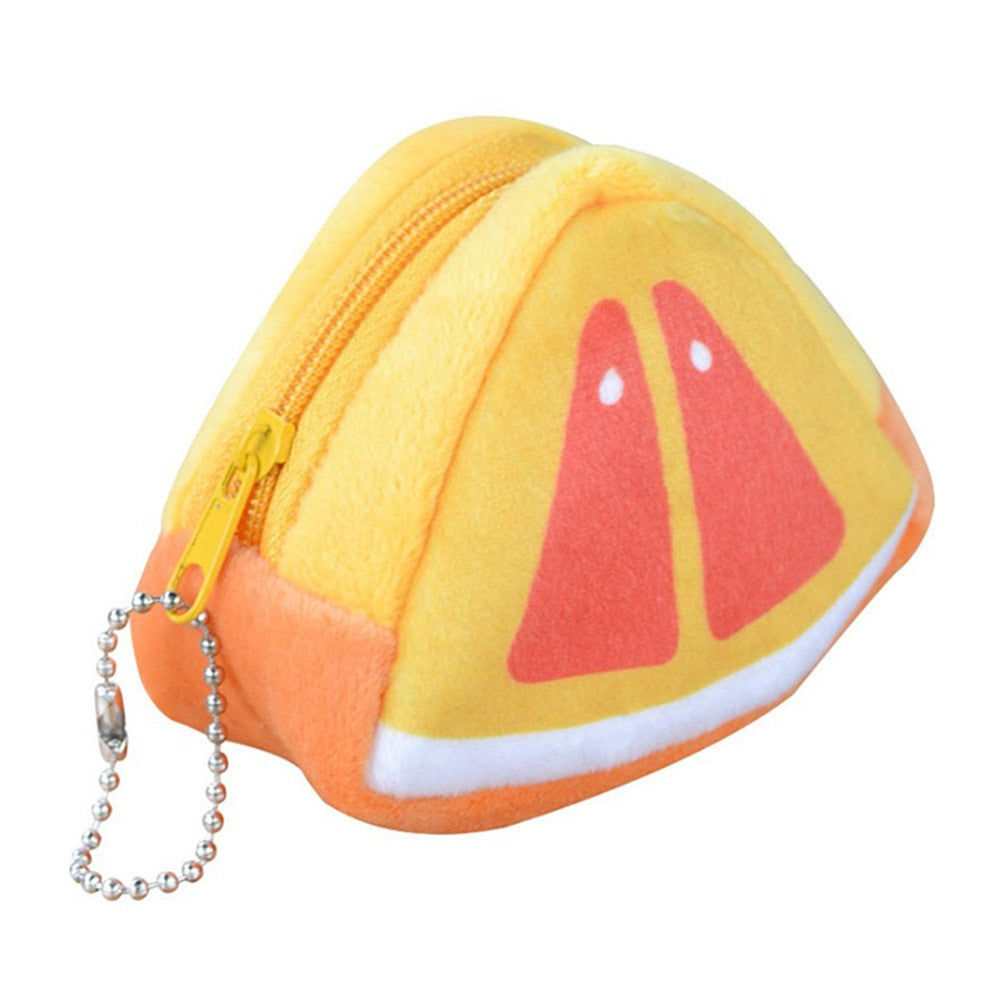 New Case Coin Purse Cute Plush Strawberry