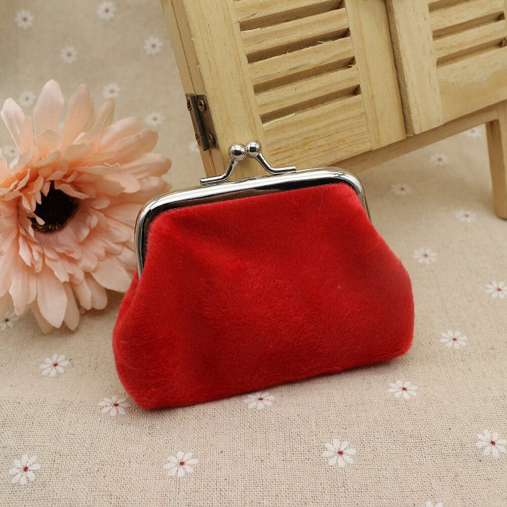 New Case Coin Purse Cute Plush Strawberry